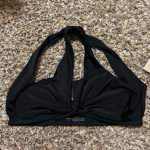 NWT Albion Black Bikini Top- size Large